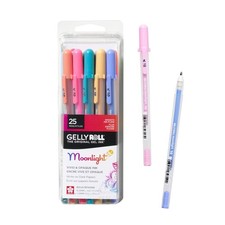 Gelly Roll Moonlight Pens set of 25 High Opacity Gel Pens mixed