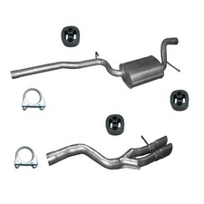 Komplett Auspuff 2-tlg. für VW Passat B7 2.0 TDI NEU+ Zubehör