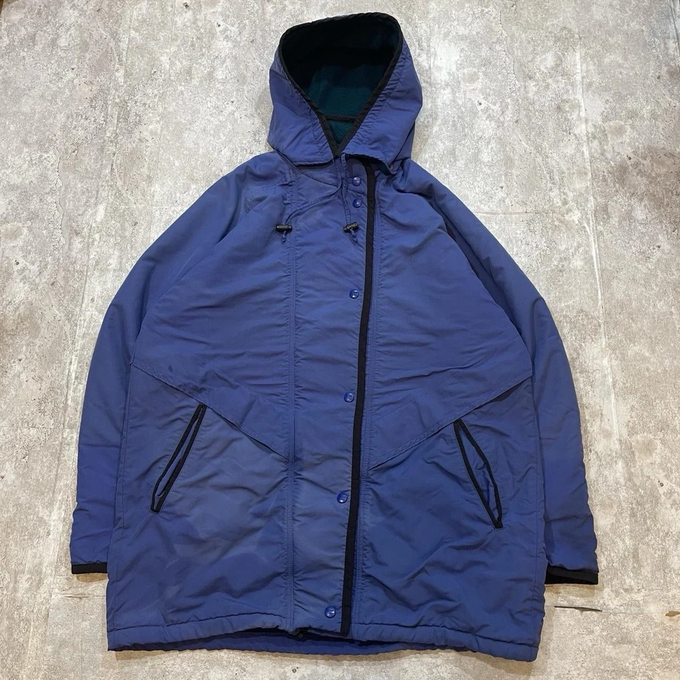 Vintage L.L. Bean с капюшоном парка куртка с флисовой подкладкой - Изображение 2 из 4