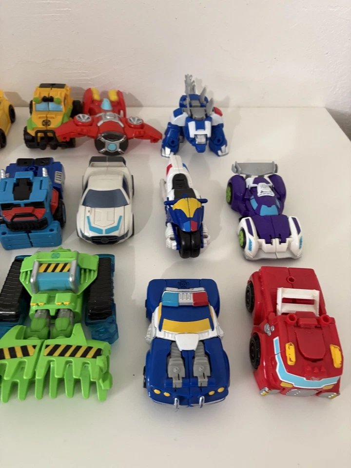 Lot 21 Playskool Heroes Transformers Rescue Bots Academy Construction Bot Rare - Image 4 of 4