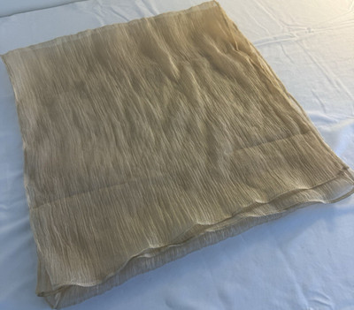 Women s Cream/Beige Solid Rectangle Scarf Wrap 19 x 79 in