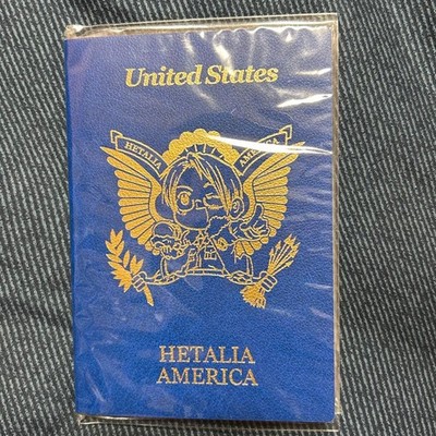 Hetalia Axis Powers America Passport Memo Pad Alfred F. Jones 2008 Rare