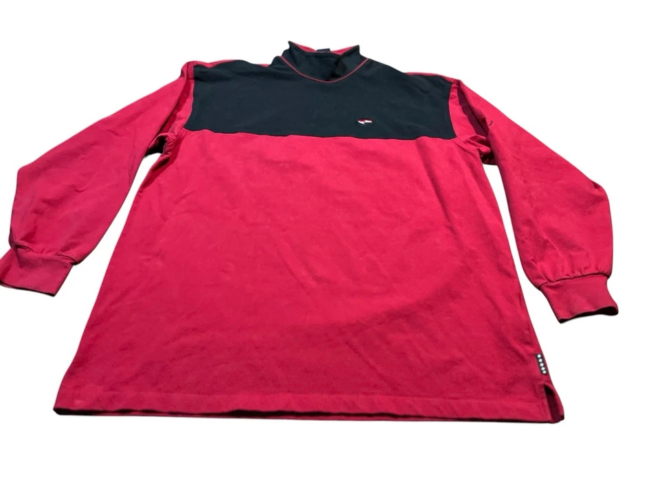 Vintage Nike Tiger Woods Mock Neck Golf Long Sleeve Shirt Mens Size XL Rare - Image 2 of 4