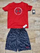 Boy Under Armour Tee  Short Set