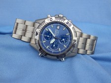 Seiko Quartz Chronograph 7T32 Titan Made In Japan Vintage 2001