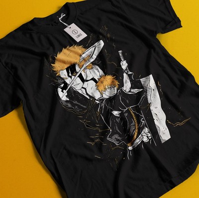 Ichigo Bankai  Anime Unisex T-Shirt All Size #5