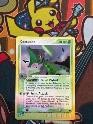 Cacturne Reverse 2/100 ex Sandstorm englisch Pokemon Karten NM+