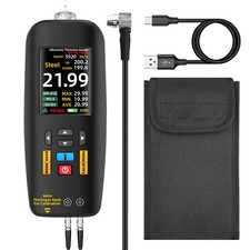 BSIDE Ultrasonic Thickness Gauge 1-300mm Range Rechargeable Ultrasonic...