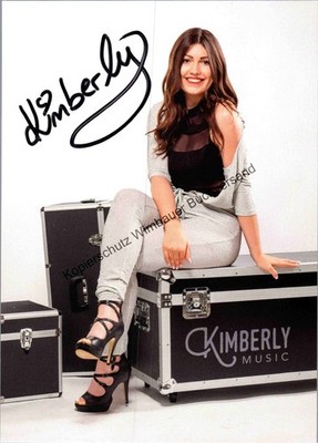 Original Autogramm Kimberly /// Autogramm Autograph signiert signed signee Kimbe