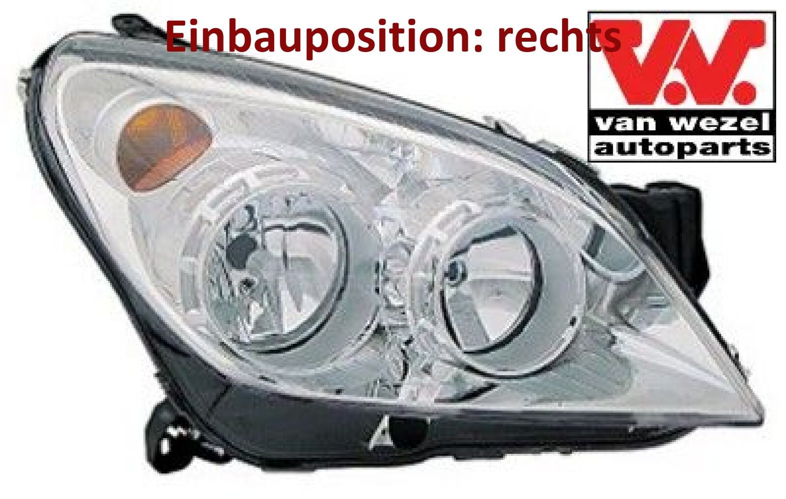 Van Wezel Hauptscheinwerfer [Hersteller-Nr. 3745964] für Opel - Bild 5