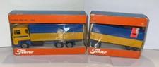 Tekno #420 Scania LBS 140 & 452 Trailer Yellow Blue