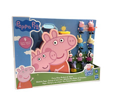 Hasbro Peppa Pig Peppa  s Club Carry-Along Brothers  Sisters Toy - 9 Figures