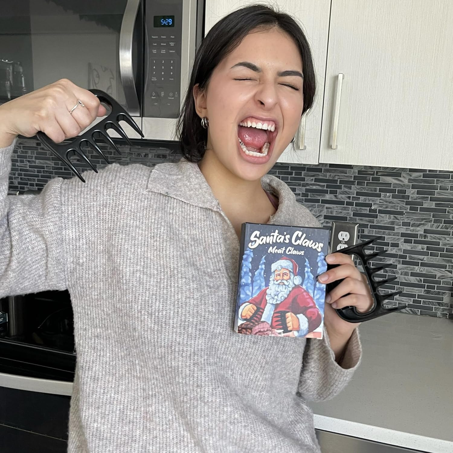 Meat Shredder Claws Shredding Stocking Stuffers for Men Women White Elephant Gif