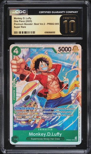 Monkey.D.Luffy graded CGC 10 for sale on eBay