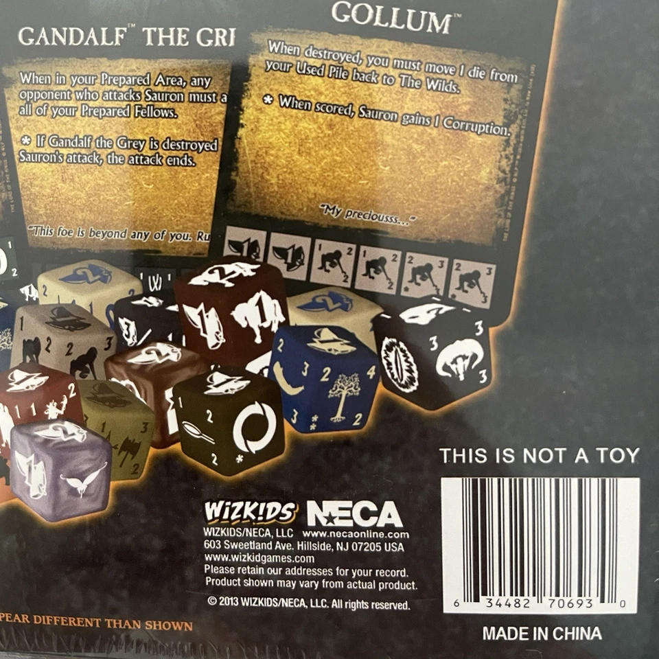WizKids The Lord of the Rings Dice Building Game BoardGame New NIS 2013 - Image 3 of 3