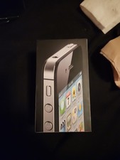Apple iPhone 4 8GB White BOX ONLY W/ Inserts No Accessories