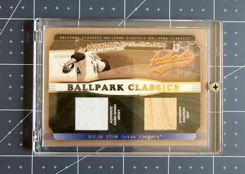 Nolan Ryan #BC-NR 2002 Fleer Authentix Ballpark Classics Memorabilia card