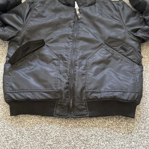 Chaqueta de Colección MA2 Flyers Para Hombres XL Negra Clima Frío USAF Tipo D.P Militar - Imagen 16 de 18