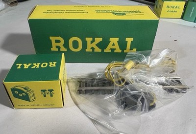 Vintage Rokal TT Scale Electro-Magnetic Uncoupler Track 00121 W/ Switch Box NOS