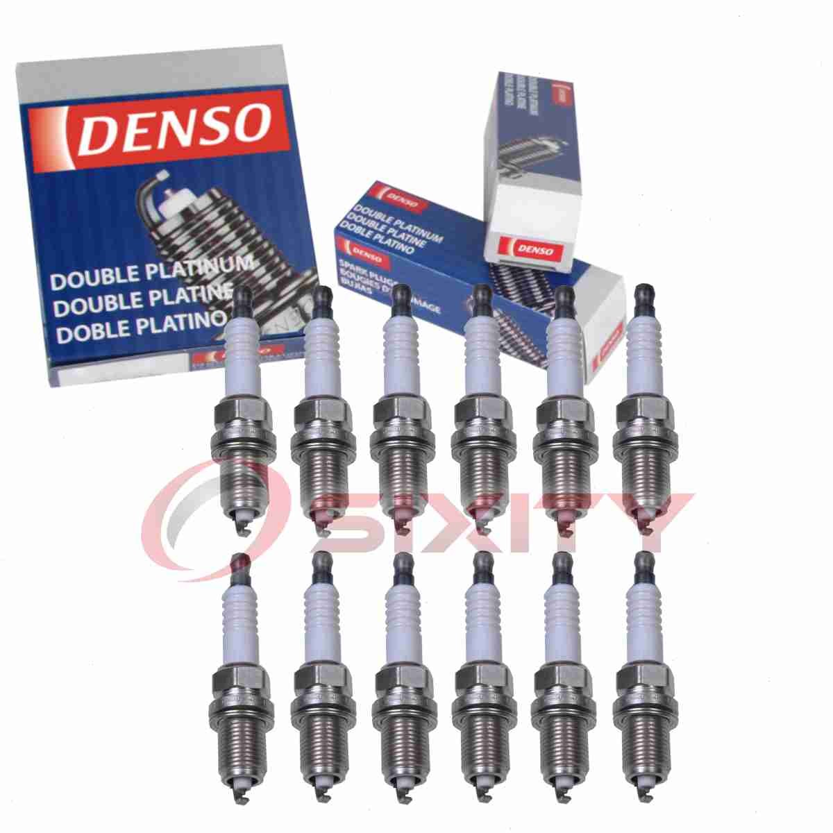 12 pc Denso Platinum Long Life Spark Plugs for 2003-2004 Mercedes-Benz E320 qb