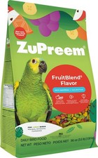 ZuPreem FruitBlend Bird Pellets, Daily Bird Food for , Cockatoo, Macaw, Core ...
