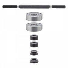 SE Bikes Flyer HD Rear Hub Axle Set - 3/8"x26x135mm, KT-T8TR, Heavy-Duty Steel