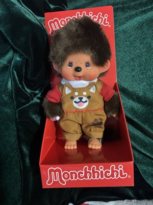 Monchhichi Sekiguchhi Boy Doll Shiba Dog Overalls Special Edition