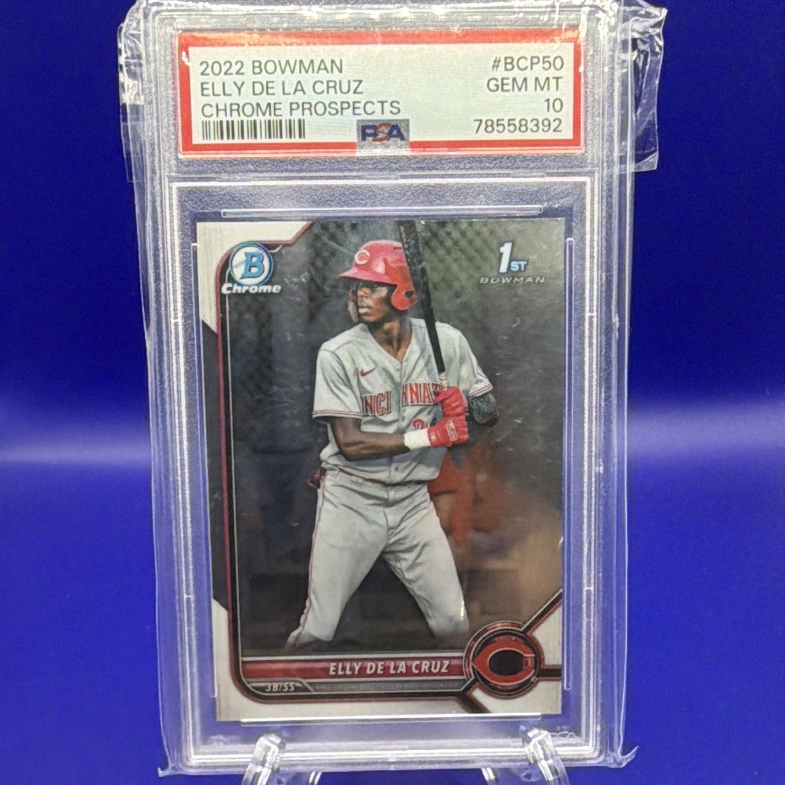 2022 Bowman Chrome Prospects Elly De La Cruz 1st Bowman BCP-50 PSA 10