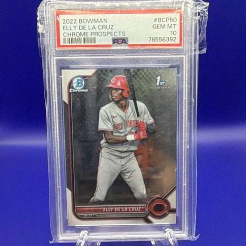2022 Bowman Chrome Prospects Elly De La Cruz 1st Bowman BCP-50 PSA 10