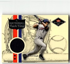2001 Fleer Platinum Darin Erstad National Patch Time #NNO