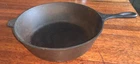 Vtg-Wagner Sidney O 8 Cast Iron Skillet Heat Ring 10 3/8" Pan #8