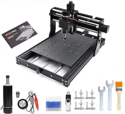 4030 PRO GRBL CNC Router Laser Engraving Milling Machine + 500W DC Spindle