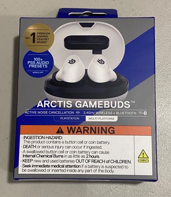 SteelSeries Arctis GameBuds True Wireless Noise Cancelling Gaming Earbuds - PS5
