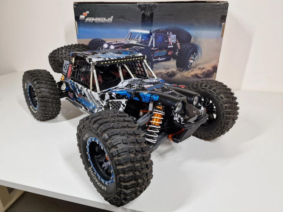 Amewi 22554 AMXRacing RXB7 Rc Buggy 1:7 4WD Brushless Blau OHNE REGLER / AKKUS! - Bild 3 von 4