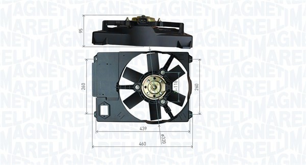 Magneti Marelli LüFter MotorküHlung FüR Fiat Ducato Pritsche/Fahrgestell-image