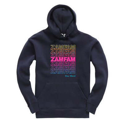 Zamfam Kids Hoodie Fun Rebecca Zamolo YouTuber Kinder Pullover (Stay Weird)