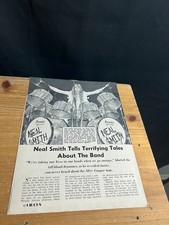 1973 Vintage 4PG Print ARTICLE ON NEAL SMITH ALICE COOPER TOUR BAND DRUMMER