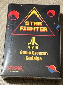 Atari Jaguar Star Fighter Cartridge Original Box, Protective Hard Case Rare