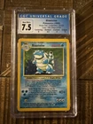 Pokémon TCG Blastoise Base Set Holo Unlimited Rare No Stage Error Card