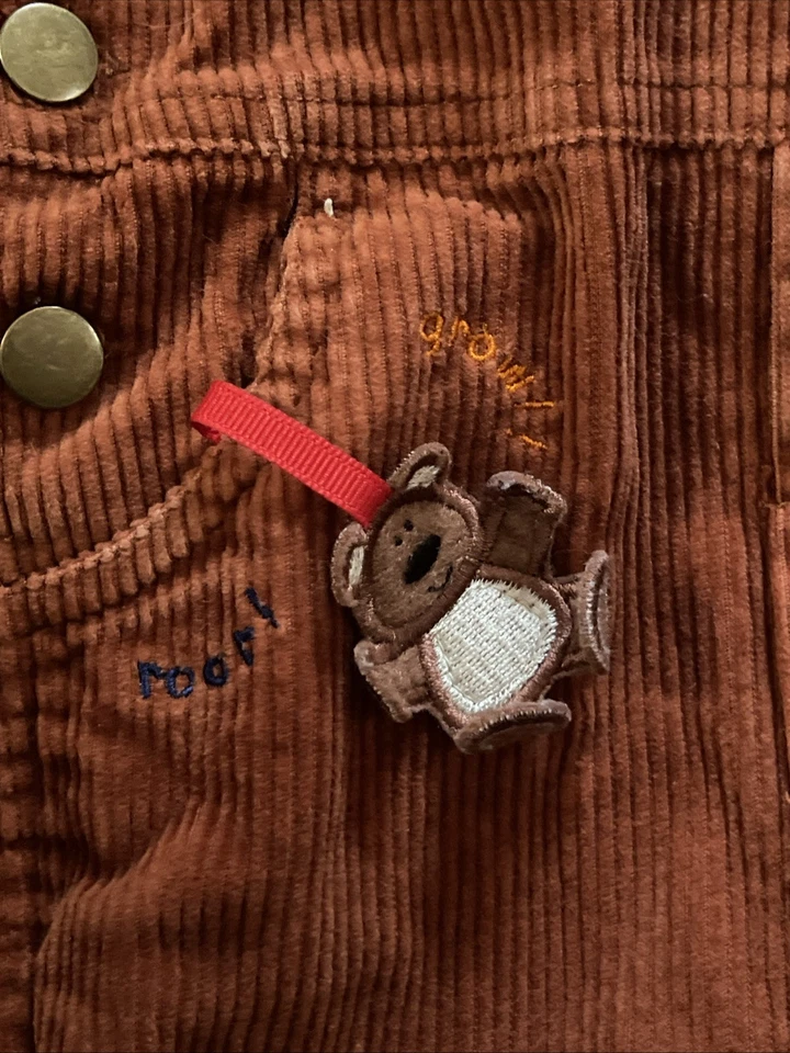 Conjunto Mono Pana Buster Marrón Niños Talla 18 Meses Foto 3 de 4