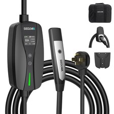 Level 2 EV Charger for Teslas, 32A, 240V, 7.68kW, 25Ft Cable, NEMA 14-50