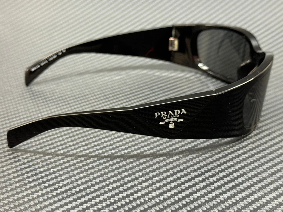 Gafas de sol PRADA PR A19S 1AB5S0 negras grises oscuras para hombre 60 mm Foto 3 de 4