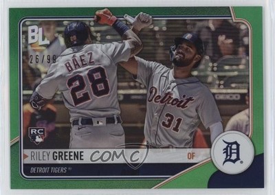 2023 Big League Wrapper Redemption Green Foil 26/99 Riley Greene Rookie RC yl0