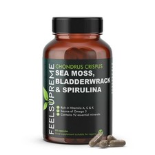 Feel Supreme Seamoss with Bladderwrack & Spirulina - 60 Capsules