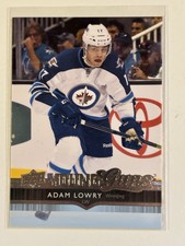 2014-2015 14-15 UD Upper Deck Young Guns Adam Lowry Rookie RC SP