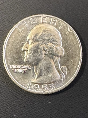 1955-D Washington Quarter Uncirculated 90% Silver