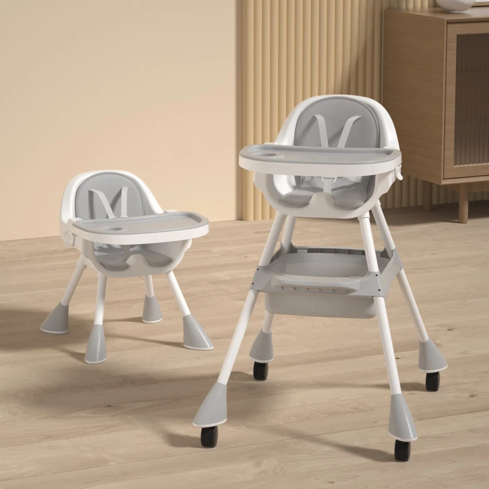 Baby Toddler High Chair Feeding Dining Tray Adjustable Height Multipurpose - Image 2 of 4