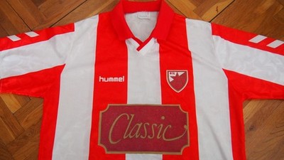Hummel（ヒュンメル）レッドスター・ベオグラード　ユニフォーム　92-94 Red Star Belgrade 1992 Hummel Home Shirt Crvena Zvezda Jersey