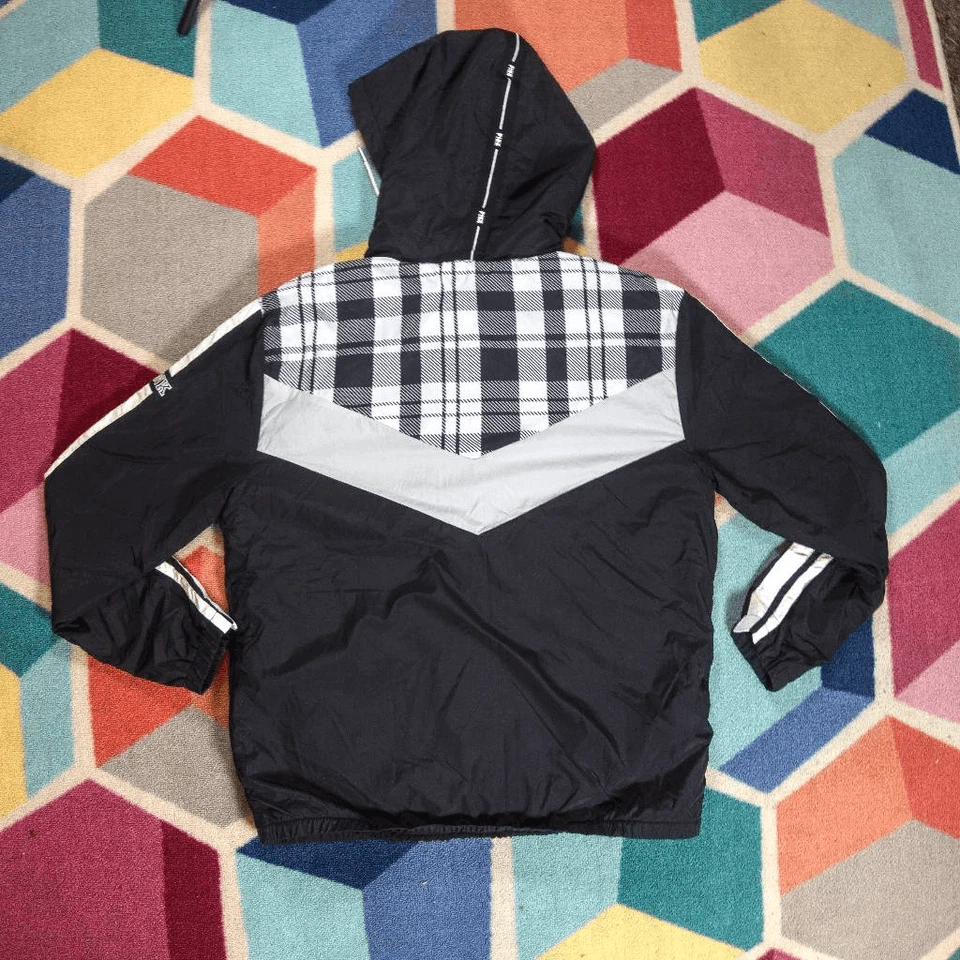 Victoria's Secret Pink Plaid Sherpa Lined Anorak Full Zip Size XS/S - Изображение 2 из 2