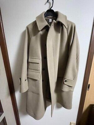 Kaptain Sunshine Traveller Coat Wool Beige Size 36 used From Japan